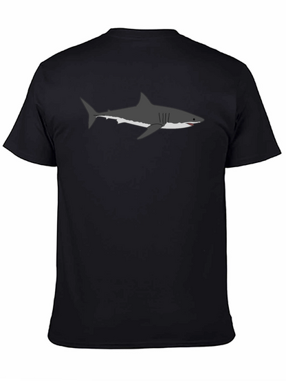Shark Graphic T-Shirt - Mens Black Tee