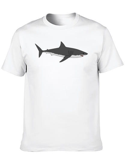 Shark Graphic T-Shirt - Mens Black Tee