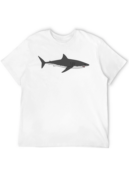 Shark Graphic T-Shirt - Mens Black Tee