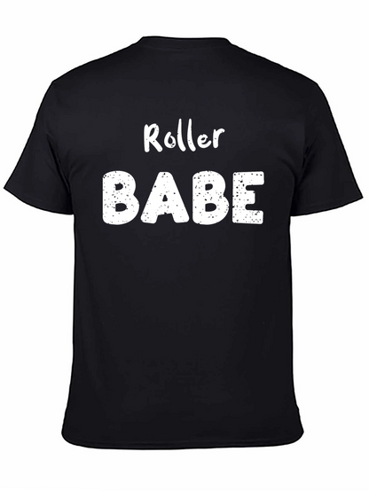 Roller Babe Graphic T-Shirt - Black