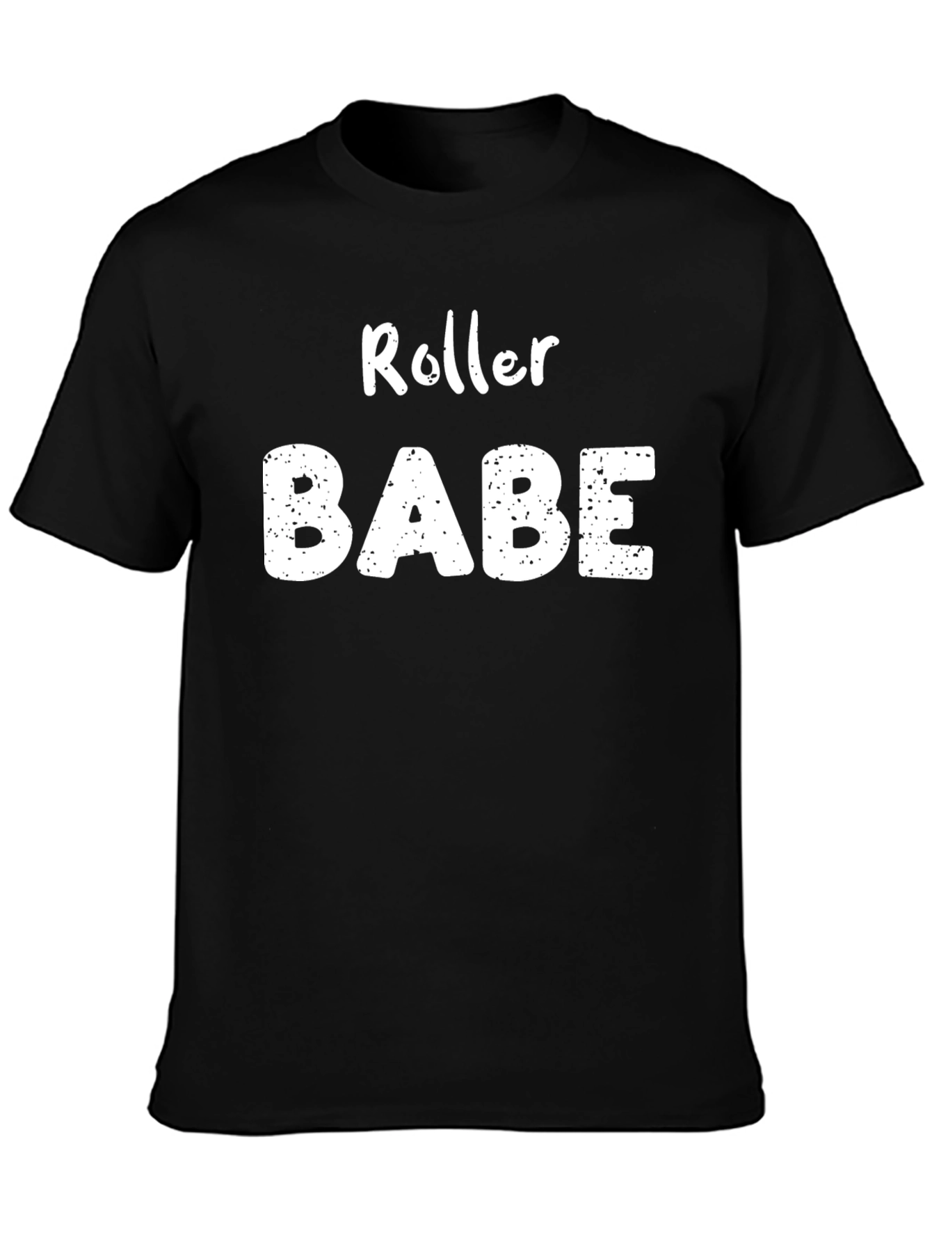 Roller Babe Graphic T-Shirt - Black
