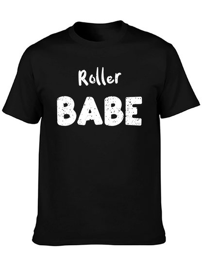 Roller Babe Graphic T-Shirt - Black