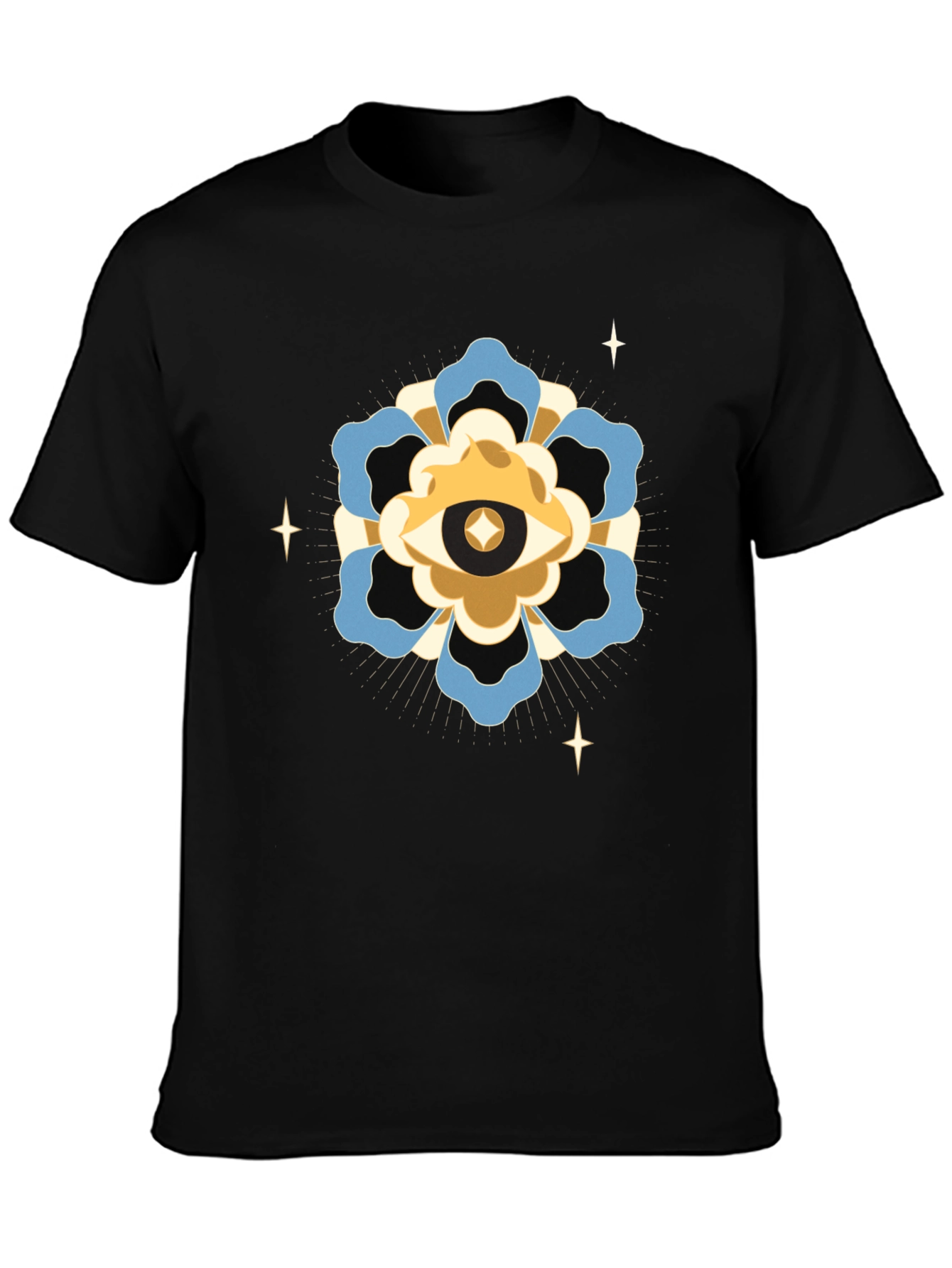 Mystic Eye Graphic Black T-Shirt