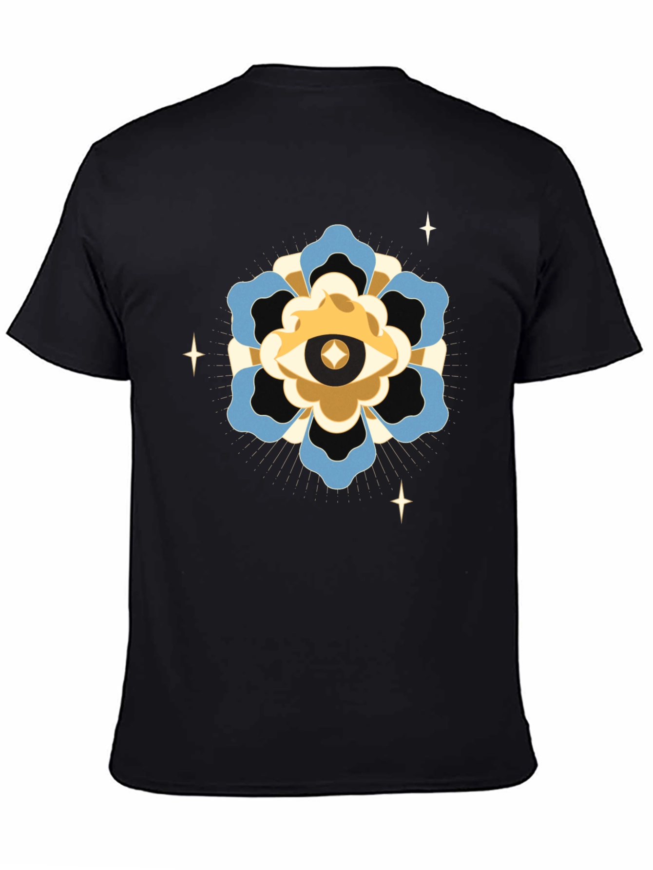 Mystic Eye Graphic Black T-Shirt