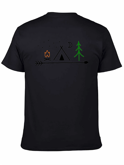 Camping Arrow Graphic T-Shirt