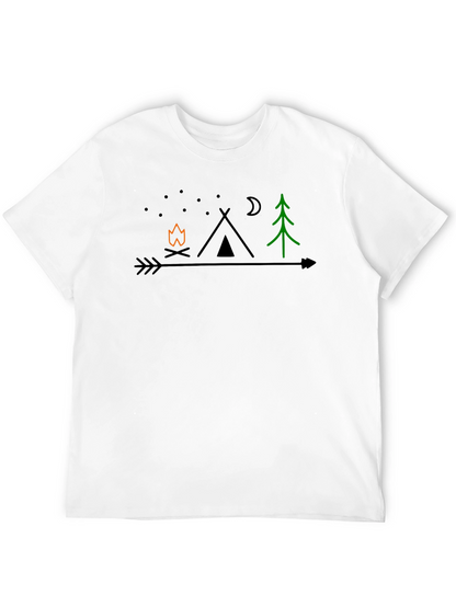 Camping Arrow Graphic T-Shirt