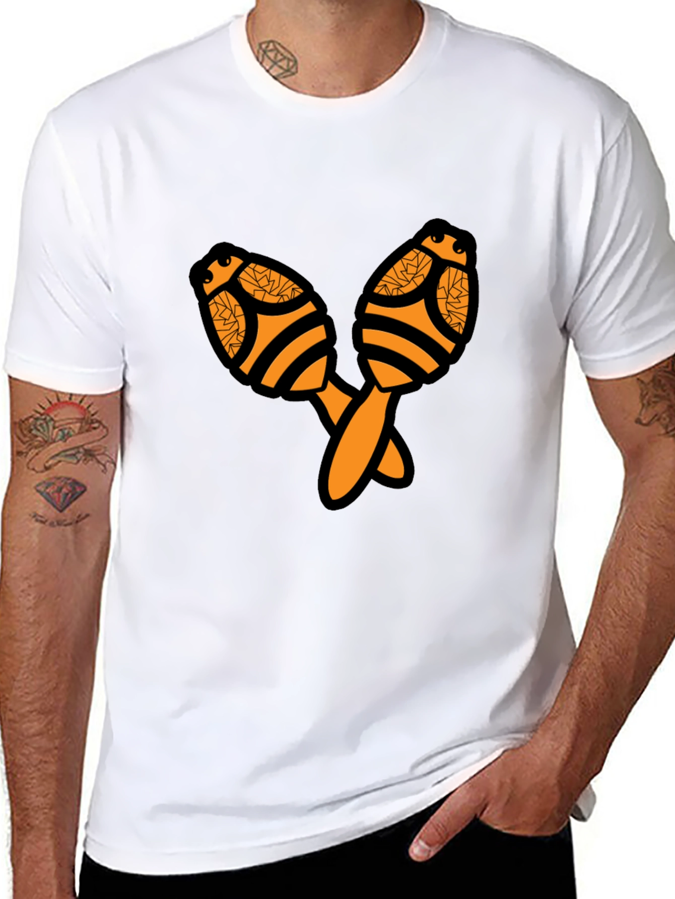Maraca Graphic T-Shirt - Bold Black Tee