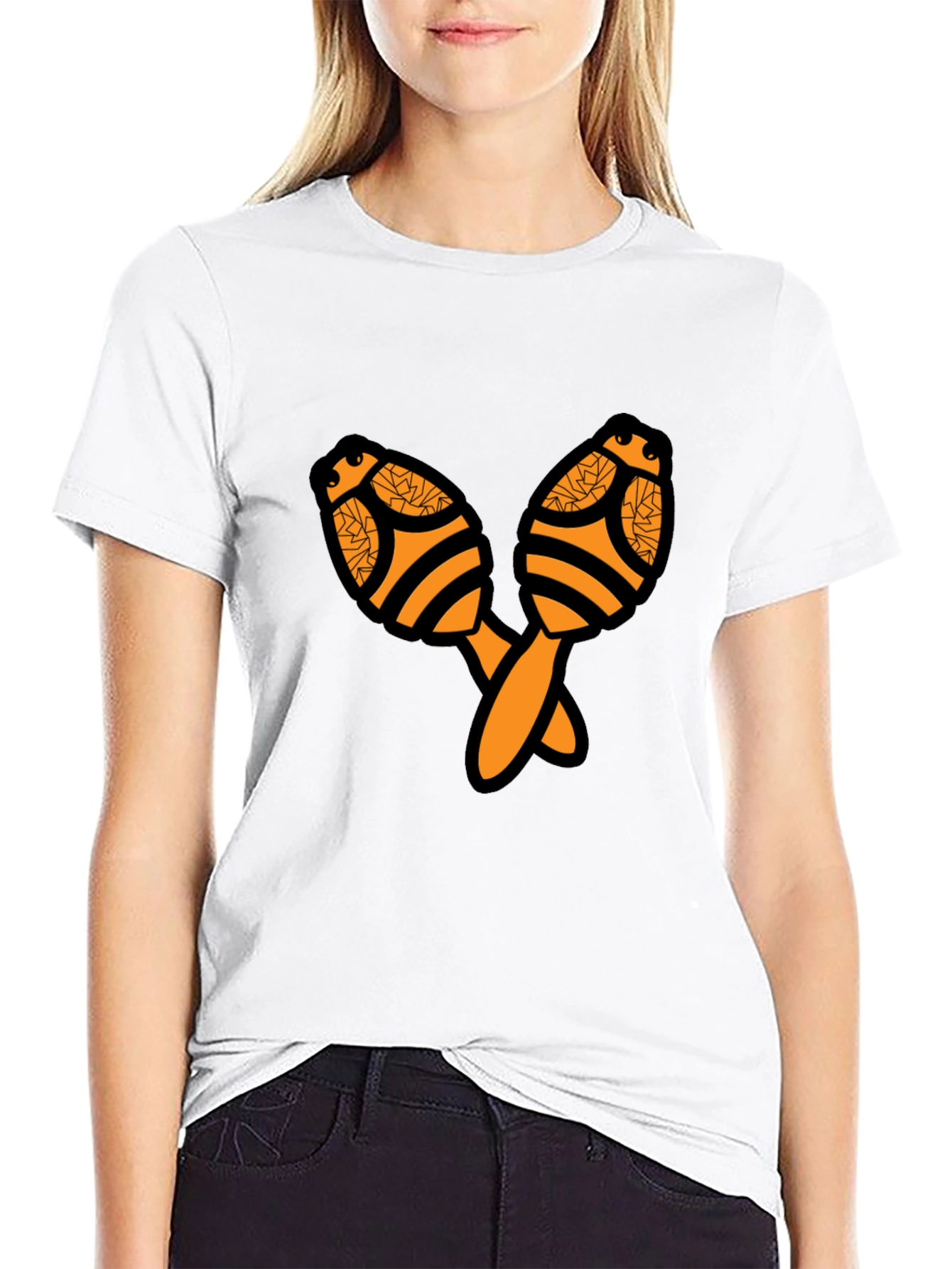 Maraca Graphic T-Shirt - Bold Black Tee