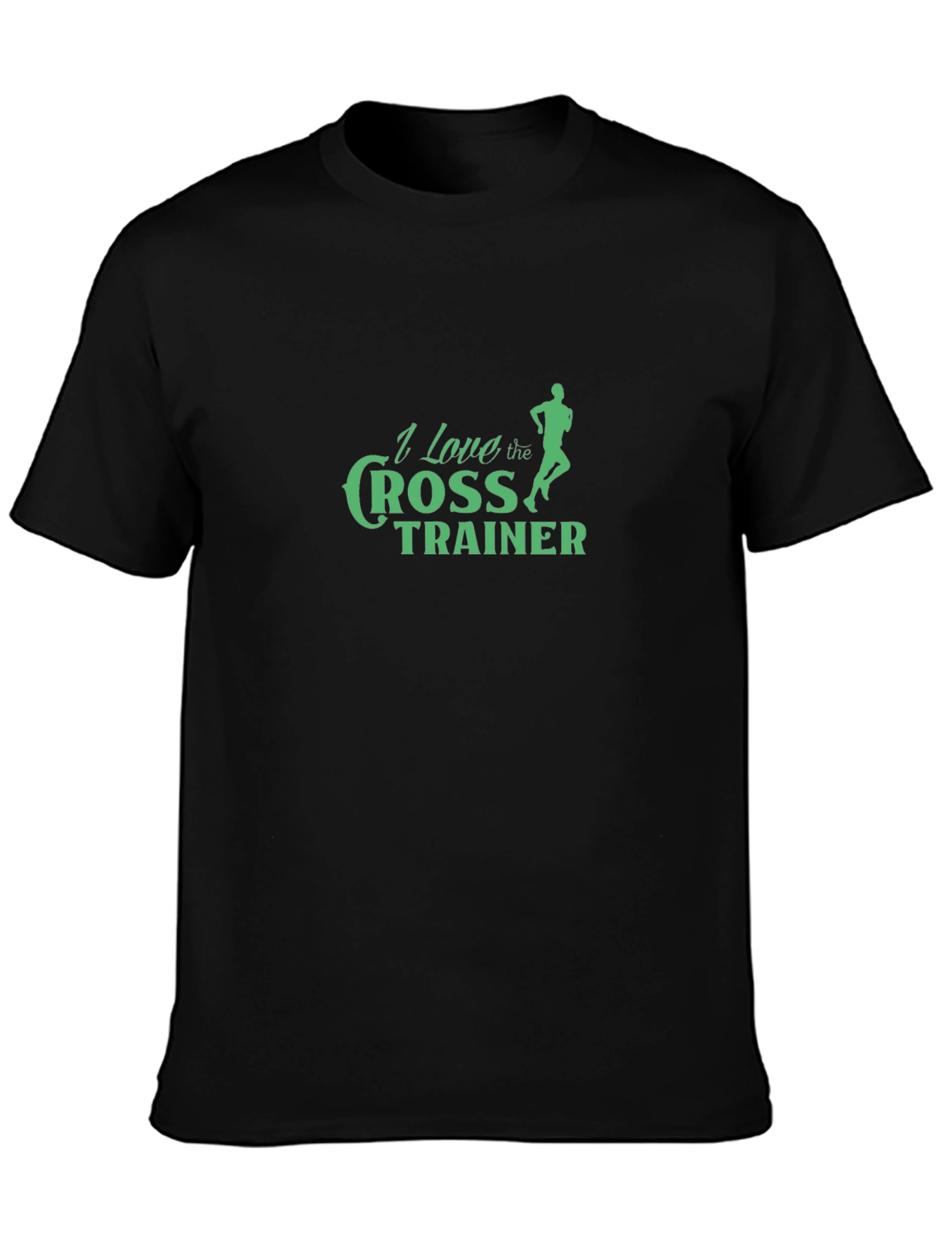 I Love the Cross Trainer Black T-Shirt