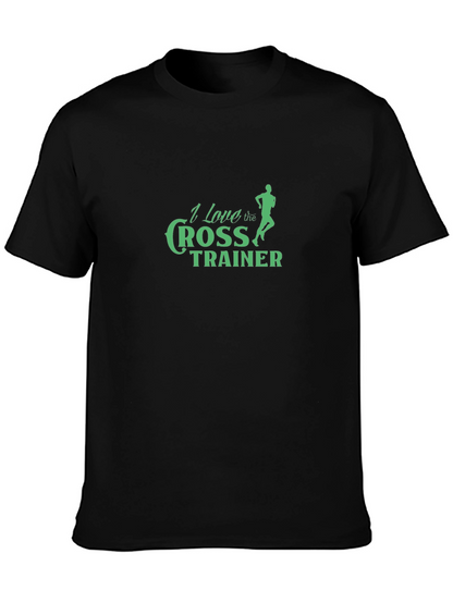 I Love the Cross Trainer Black T-Shirt