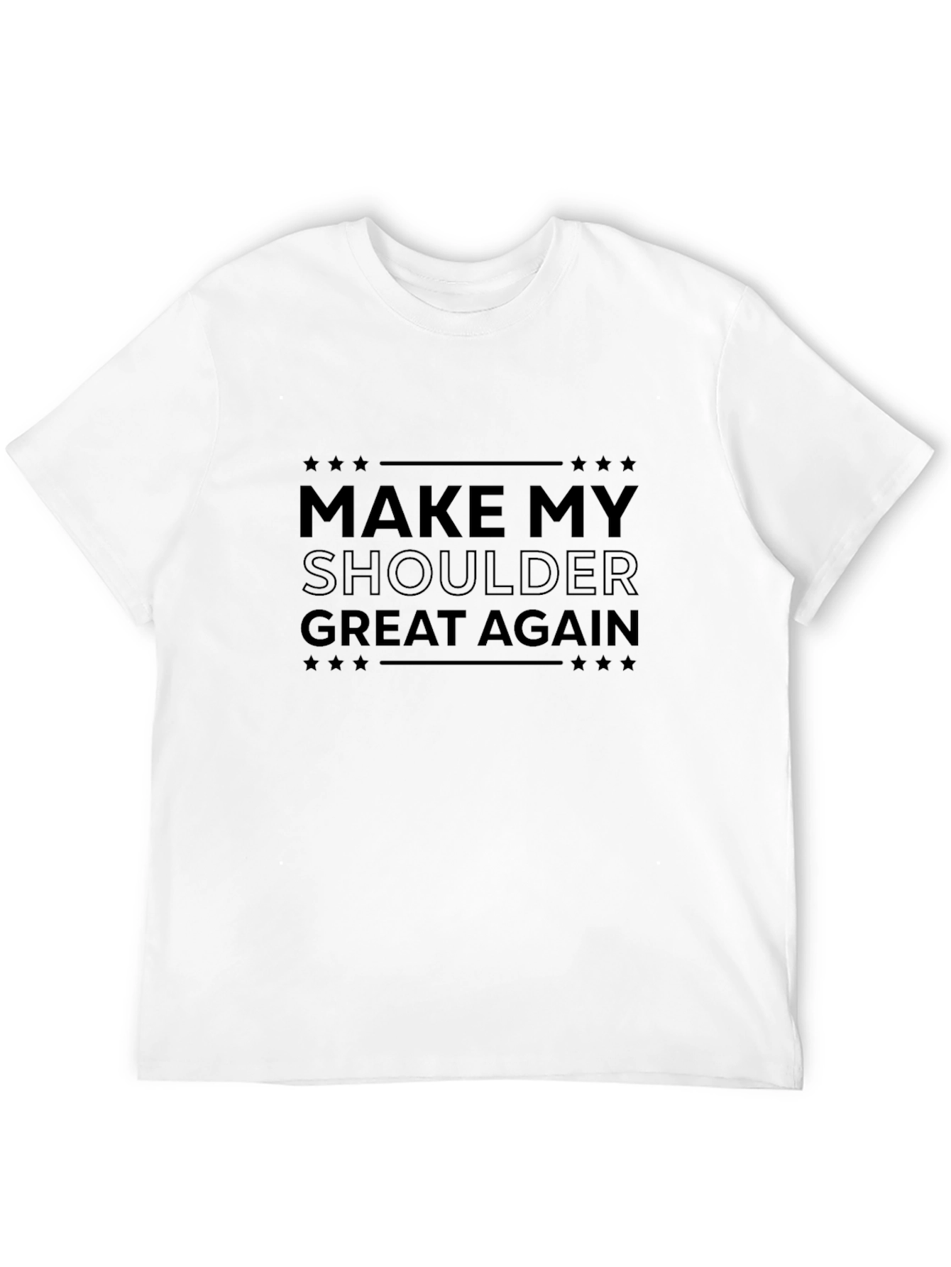 Make My Shoulder Great Again Black Graphic Tee
