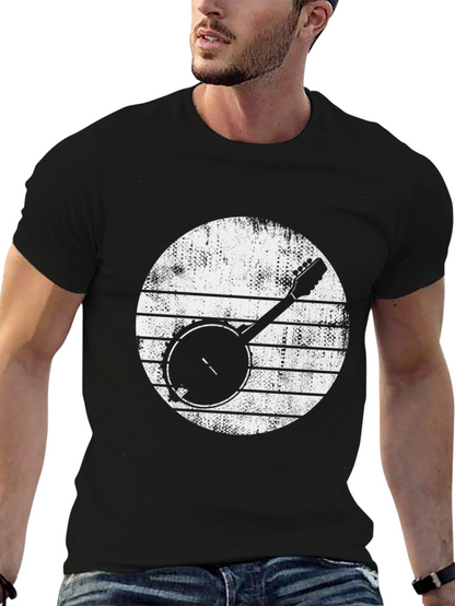 Banjo Graphic Tee - Retro Music T-Shirt