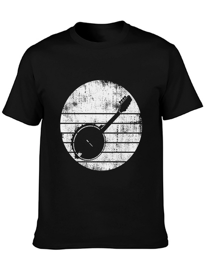 Banjo Graphic Tee - Retro Music T-Shirt