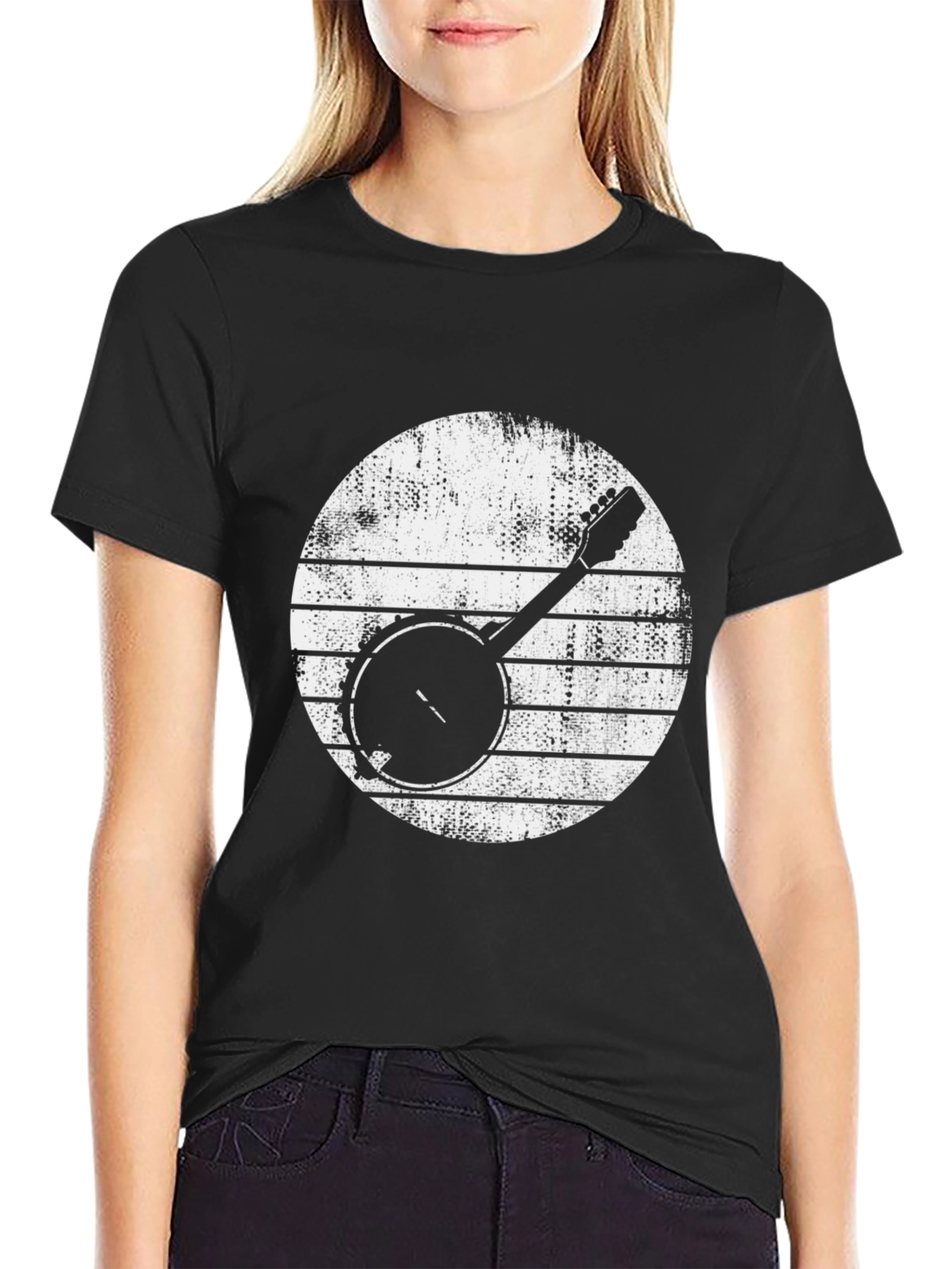 Banjo Graphic Tee - Retro Music T-Shirt