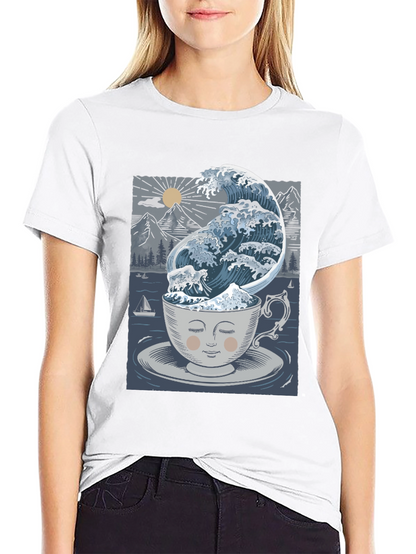 Wave in a Cup T-Shirt