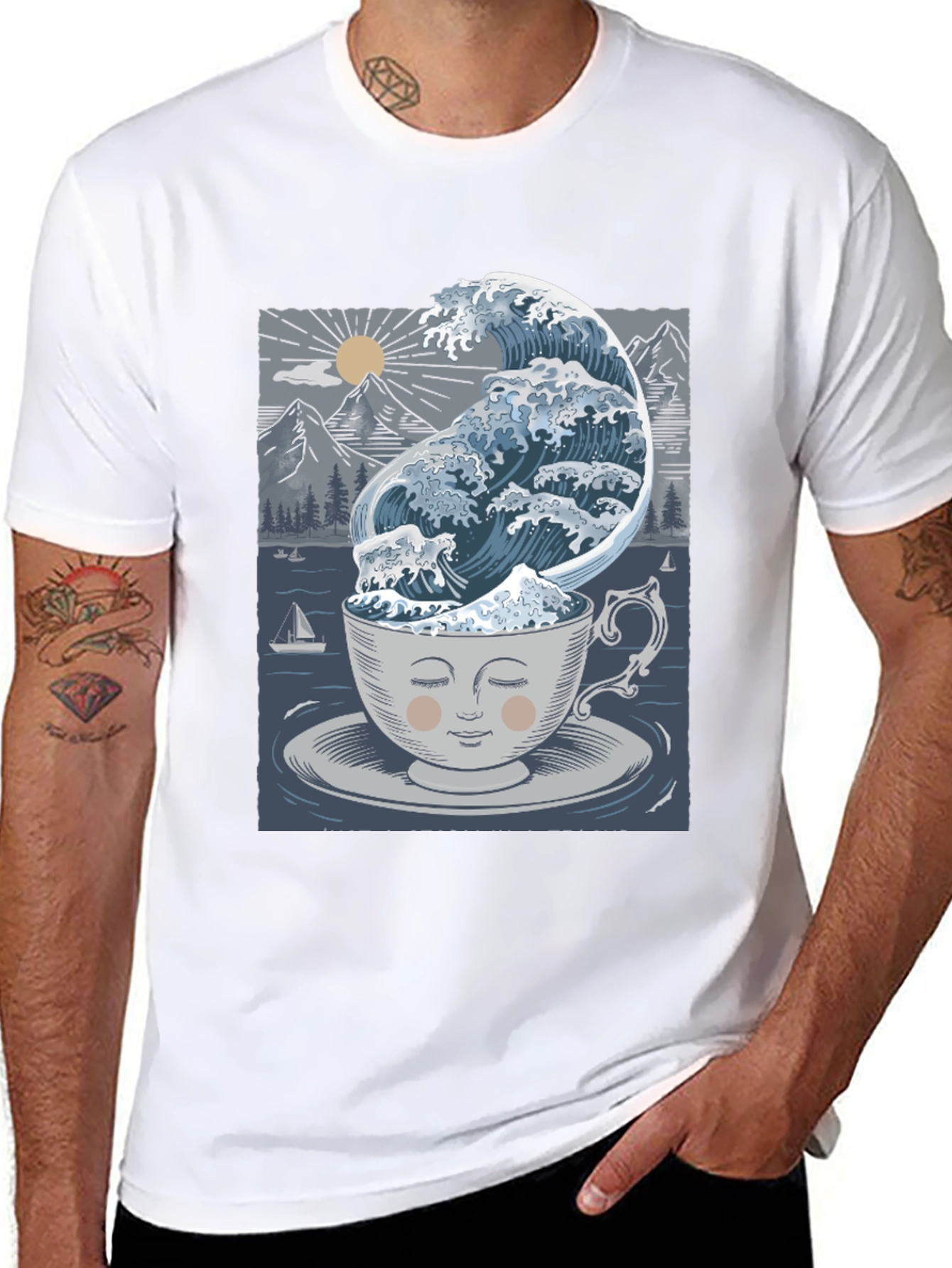 Wave in a Cup T-Shirt