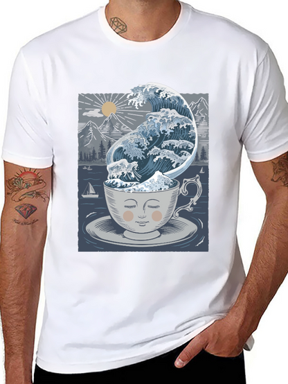 Wave in a Cup T-Shirt