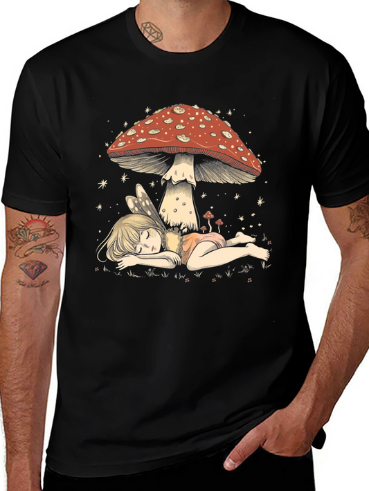 Mushroom Fairy T-Shirt - Whimsical Comfort