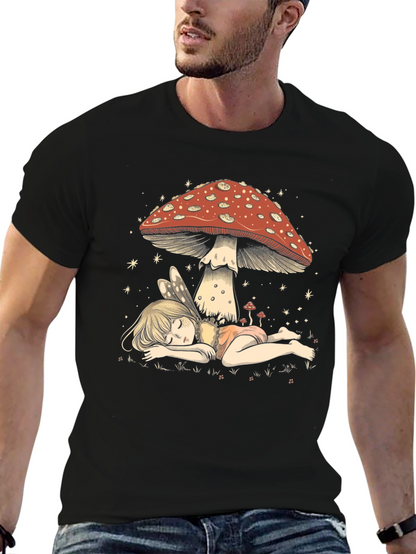 Mushroom Fairy T-Shirt - Whimsical Comfort