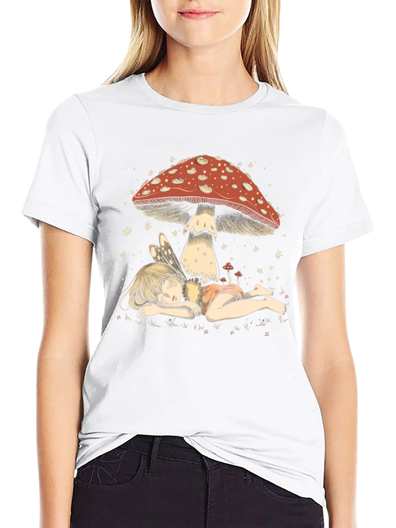 Mushroom Fairy T-Shirt - Whimsical Comfort