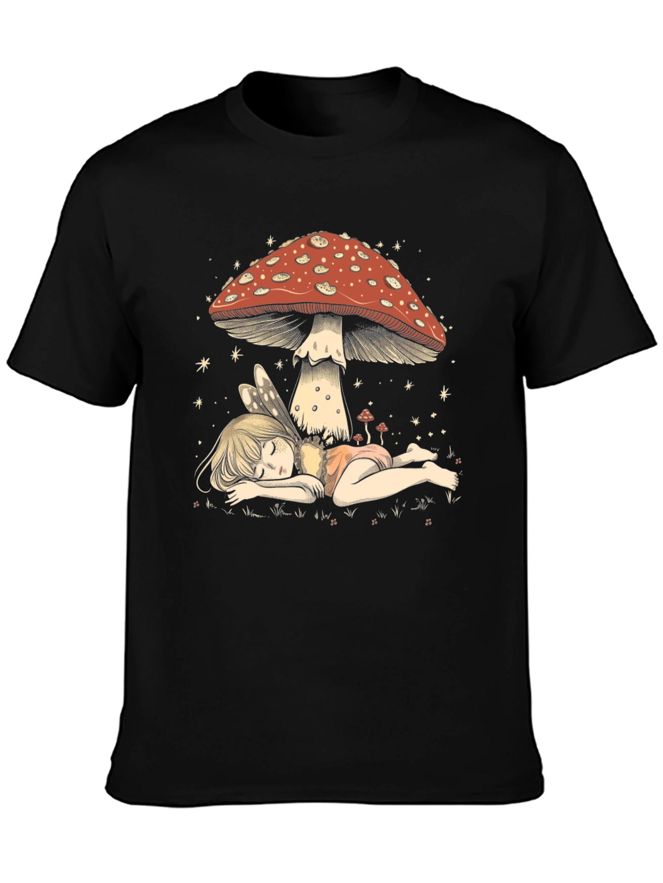 Mushroom Fairy T-Shirt - Whimsical Comfort