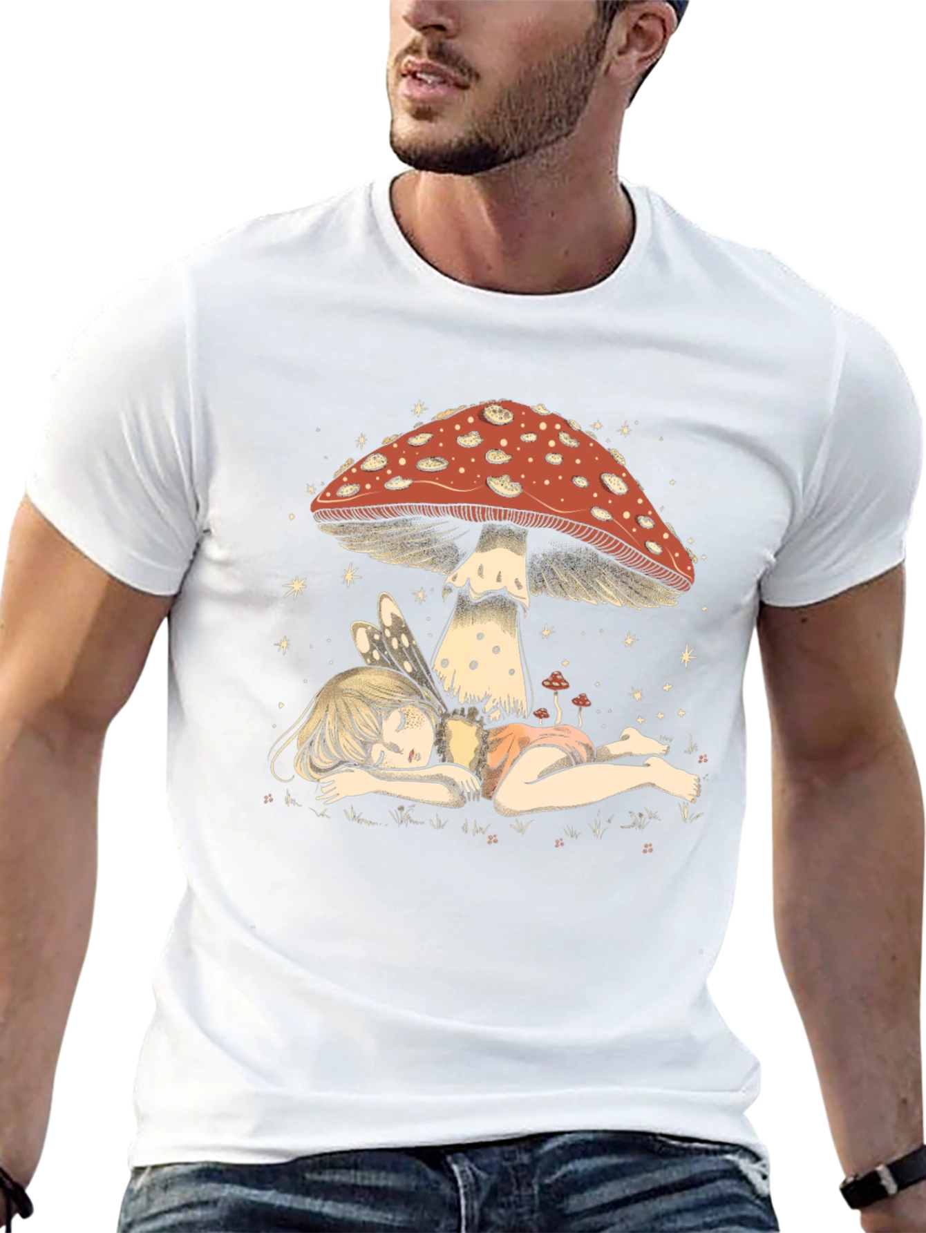 Mushroom Fairy T-Shirt - Whimsical Comfort