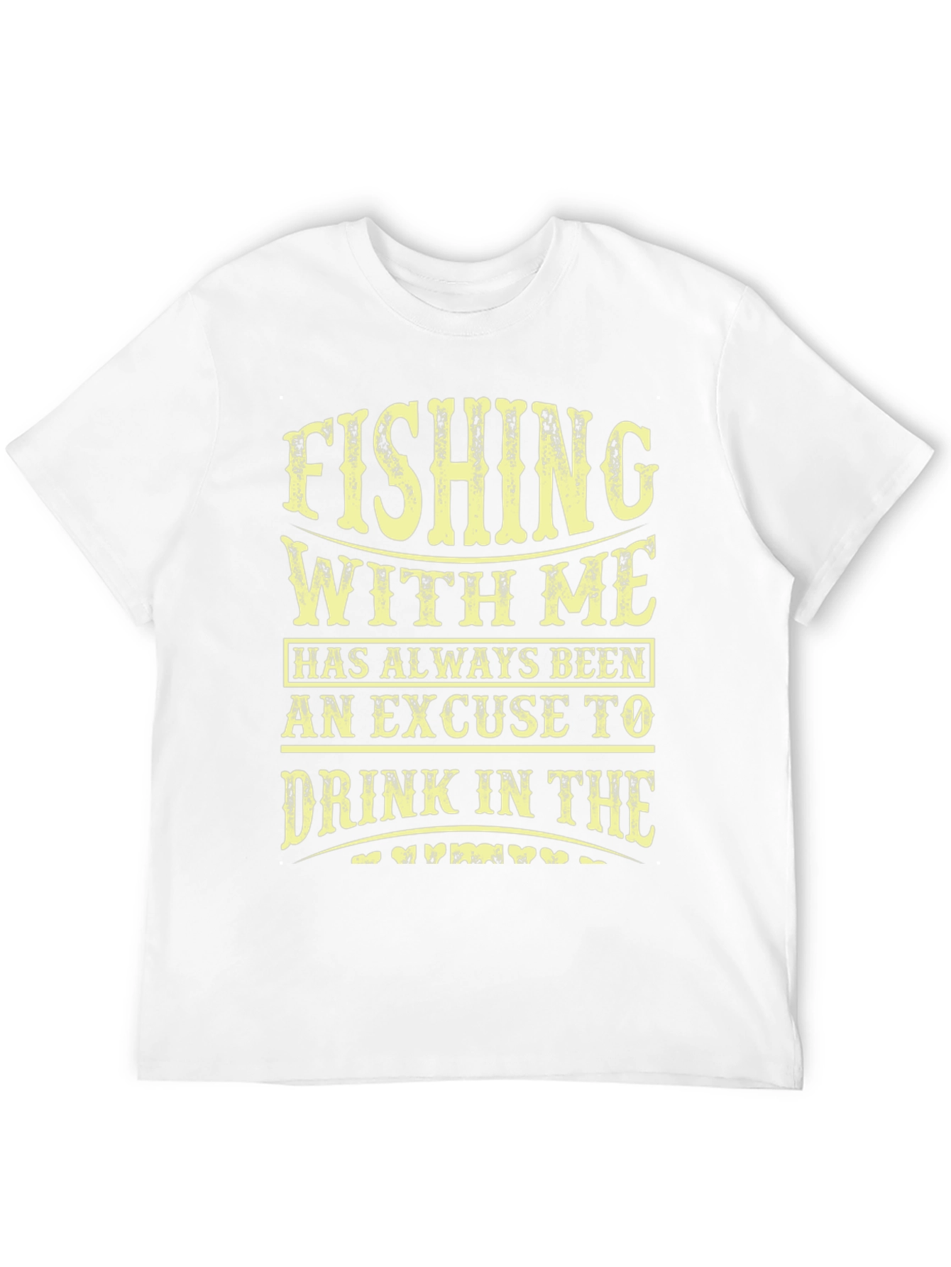 Fishing & Drinking T-Shirt: Excuse To Drink Design