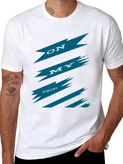 On My Trip Graphic Tee - Black