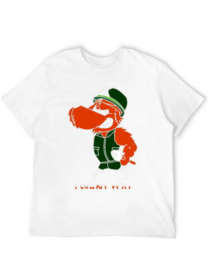 Irish Uncle Sam I Want You Black T-Shirt