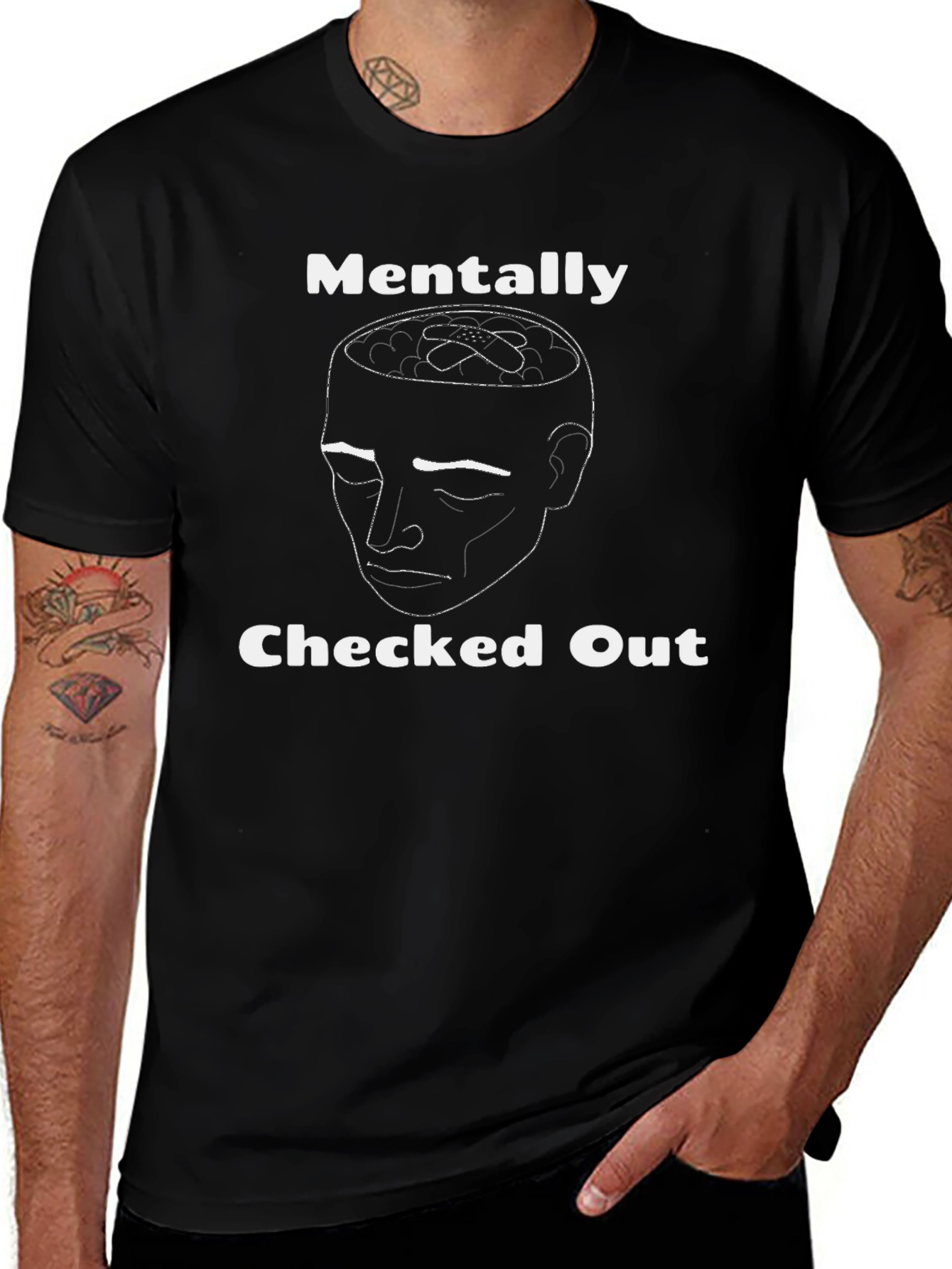 Mentally Checked Out Graphic T-Shirt