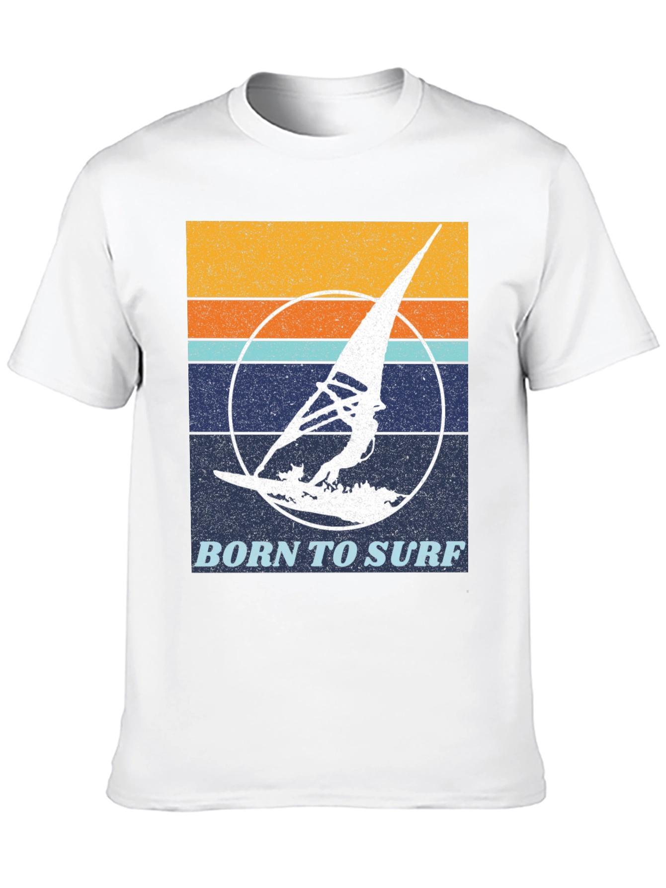 Retro Surfing T-Shirt - Born to Surf