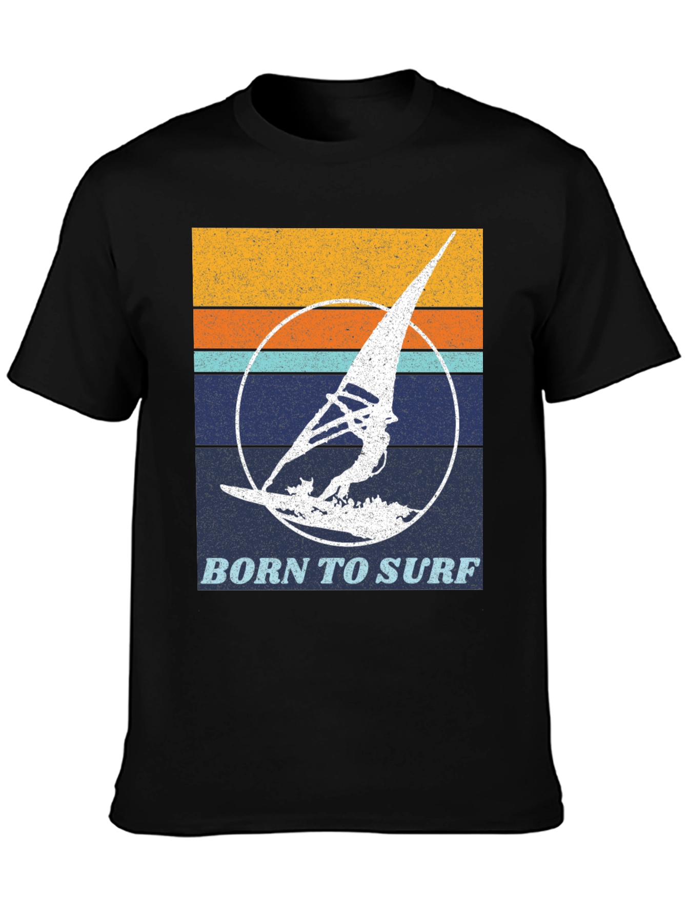 Retro Surfing T-Shirt - Born to Surf