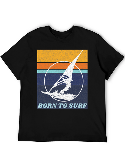 Retro Surfing T-Shirt - Born to Surf