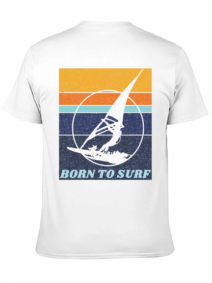Retro Surfing T-Shirt - Born to Surf