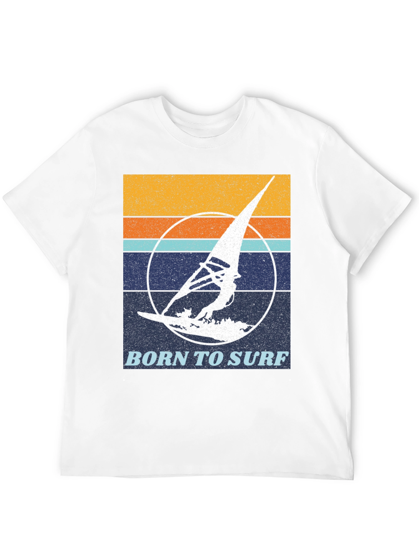 Retro Surfing T-Shirt - Born to Surf