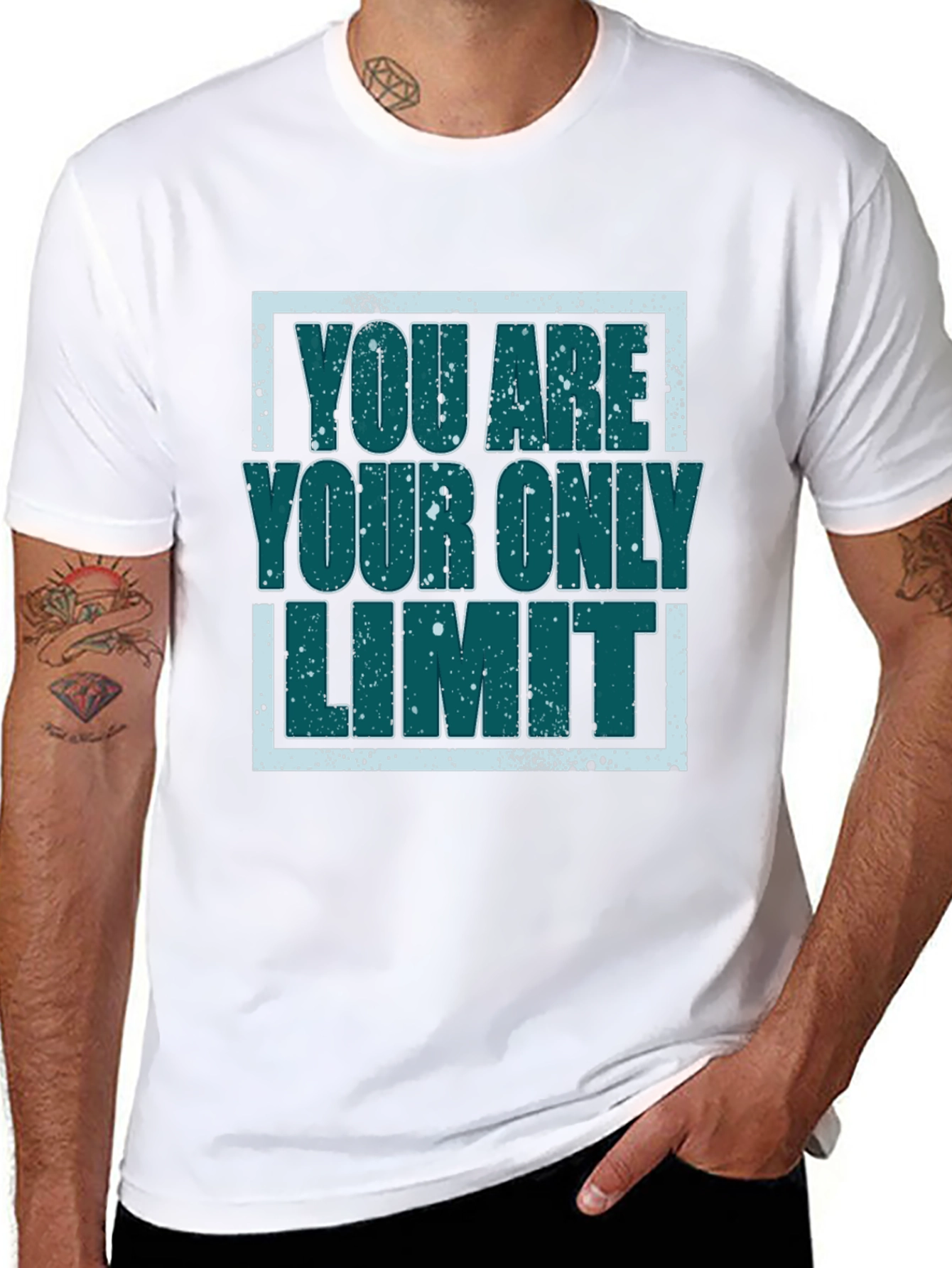 Inspirational Graphic Tee - You Are Your Only Limit