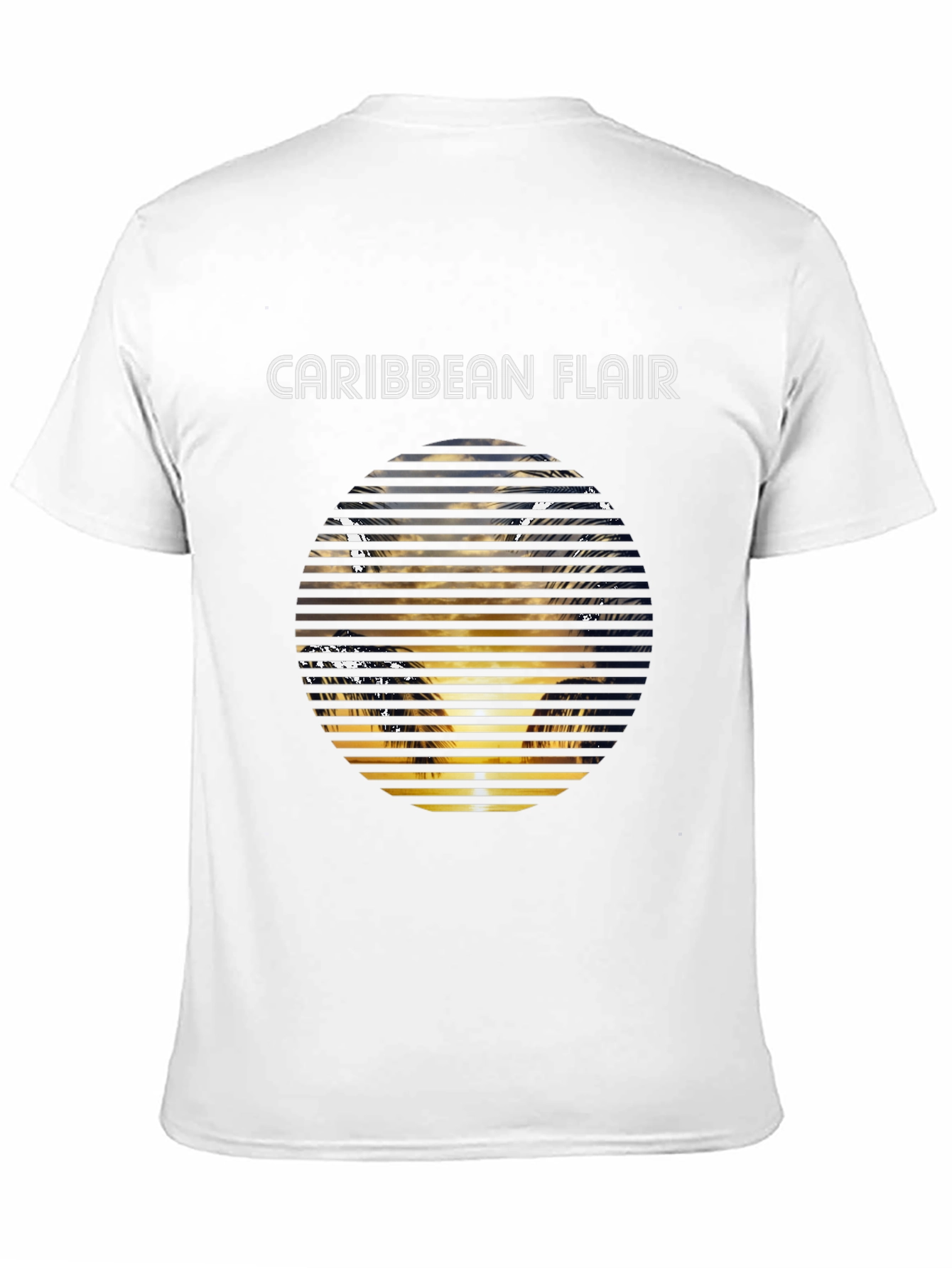 Caribbean Flair Graphic Tee - Black