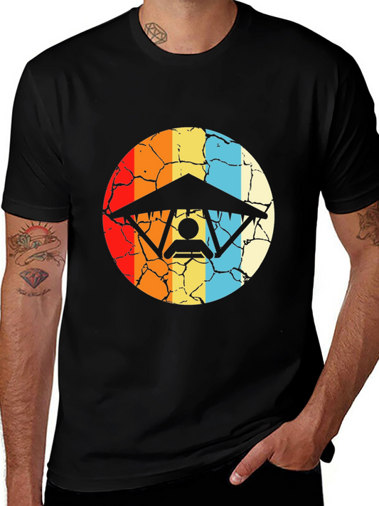 Retro Hang Gliding T-Shirt - Vintage Style