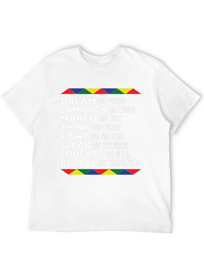 Dream Believe Achieve Mens Graphic Tee