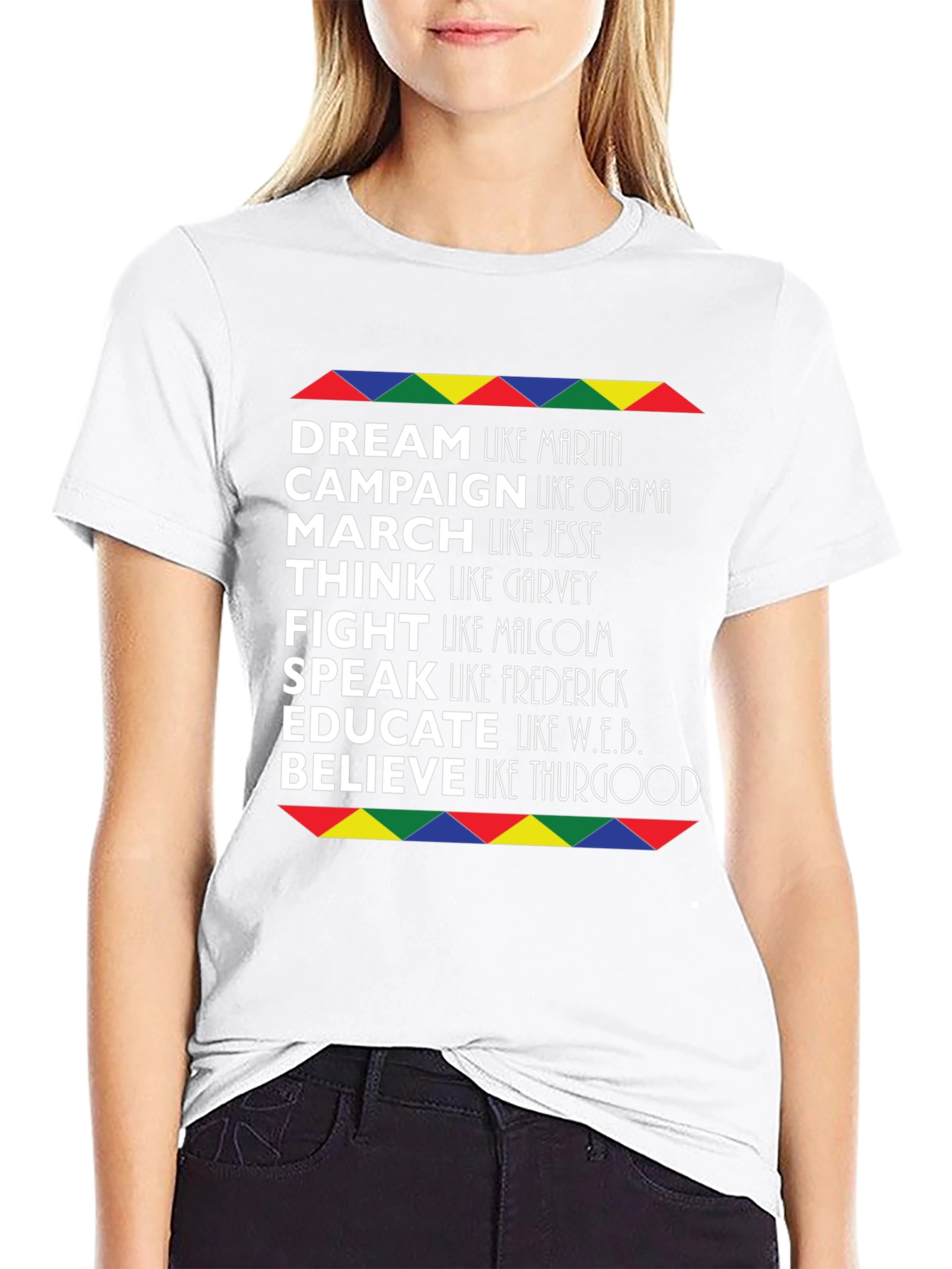 Dream Believe Achieve Mens Graphic Tee