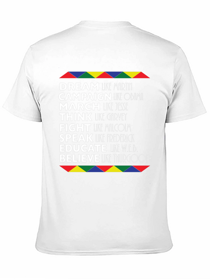 Dream Believe Achieve Mens Graphic Tee