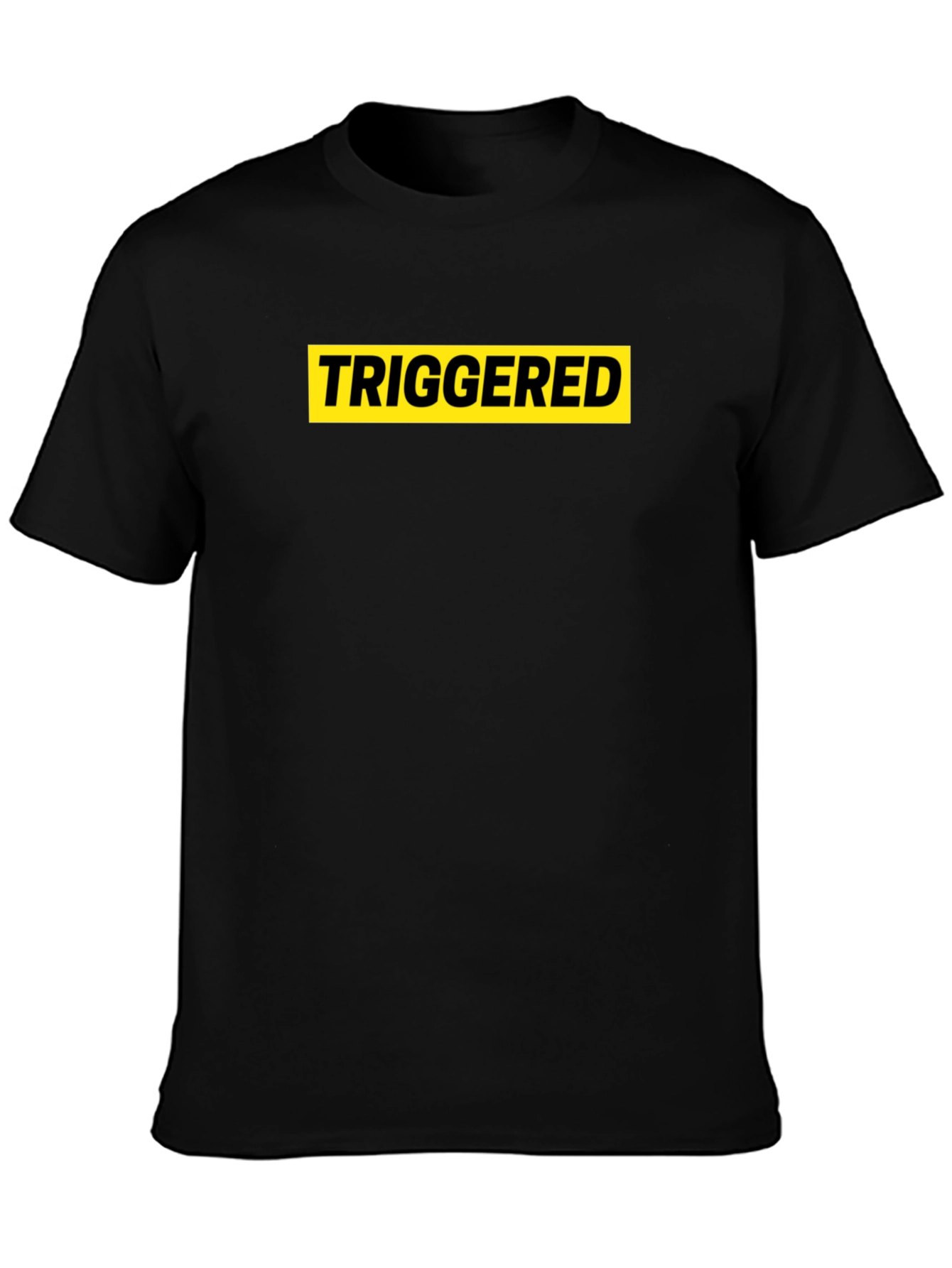 Triggered Graphic Tee - Black