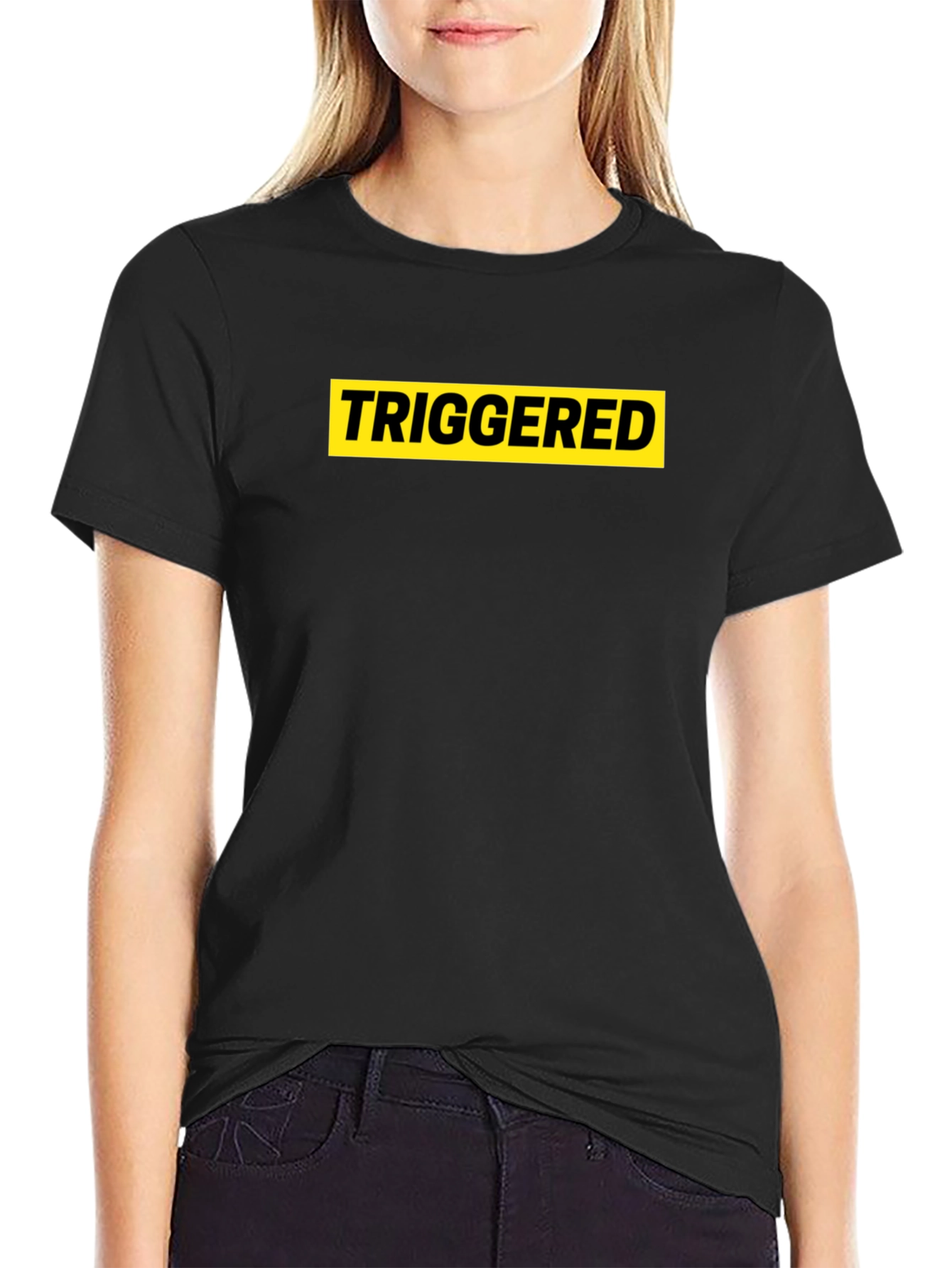 Triggered Graphic Tee - Black