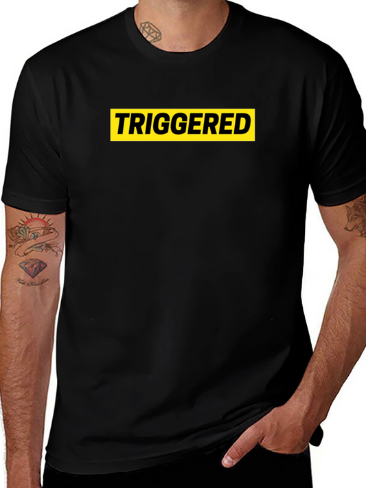 Triggered Graphic Tee - Black