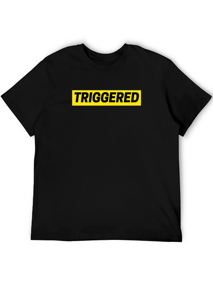 Triggered Graphic Tee - Black