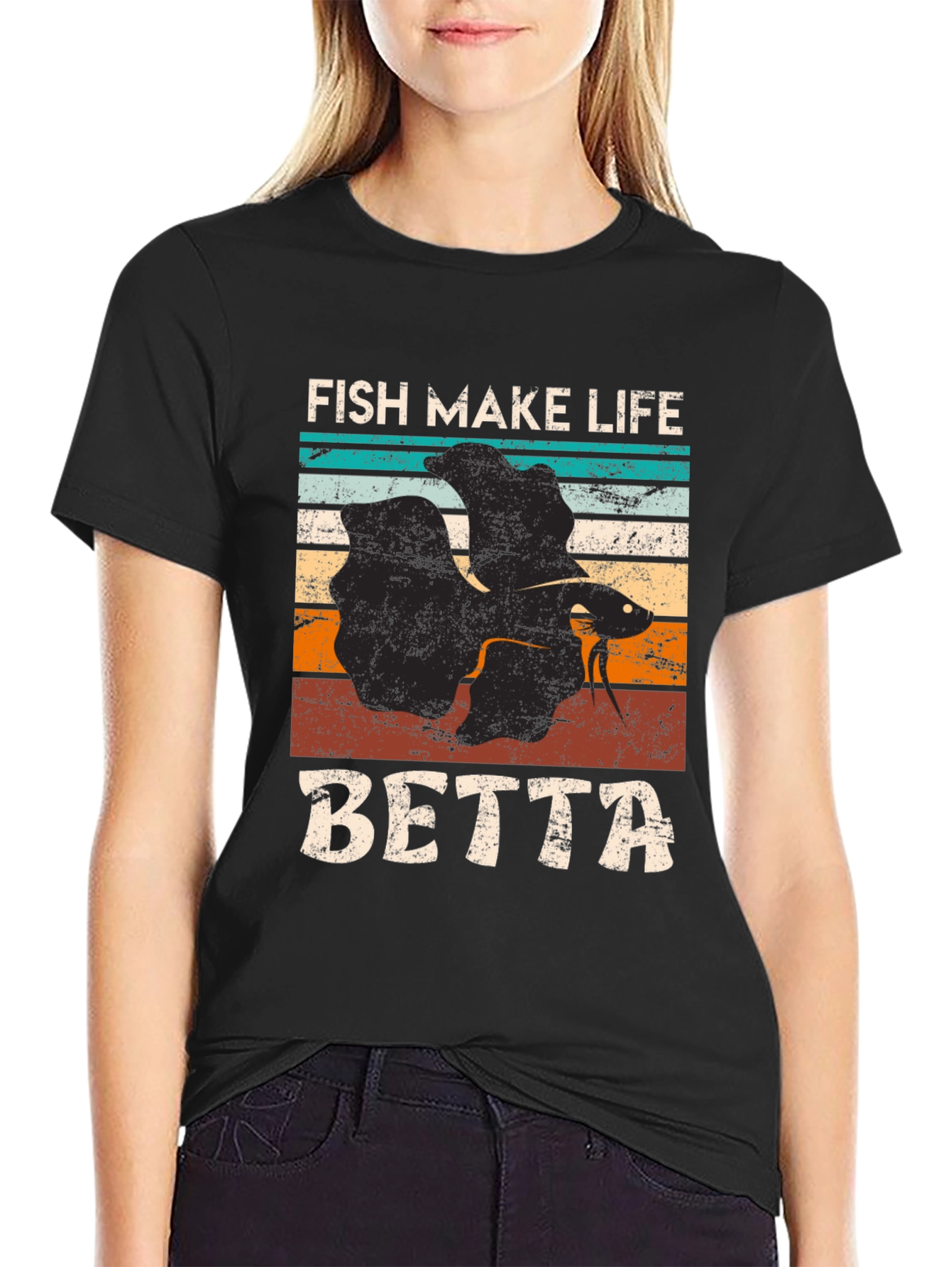 Fish Make Life Betta T-Shirt