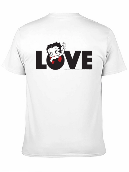 Betty Boop Love Black T-Shirt