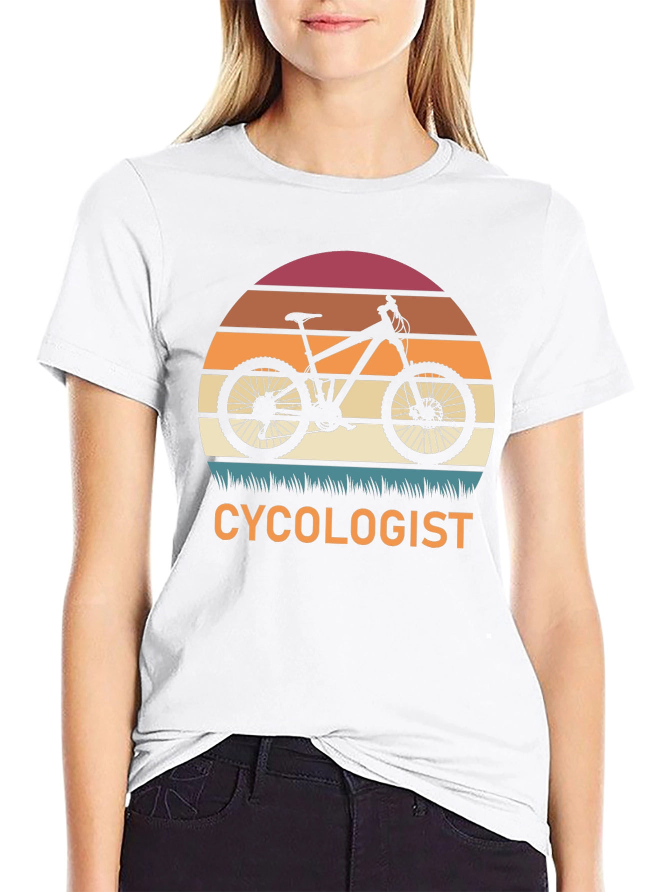 Cycologist T-Shirt - Mountain Bike Sunset Graphic Tee