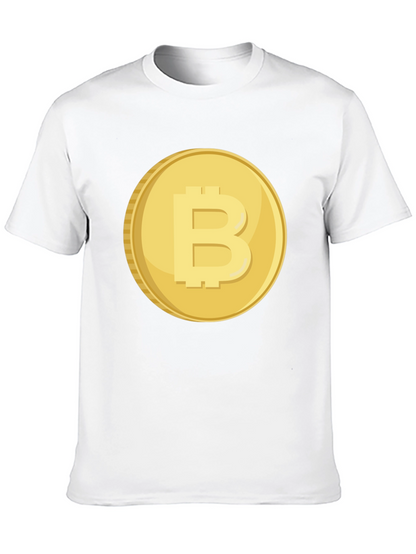 Bitcoin Cryptocurrency Black T-Shirt