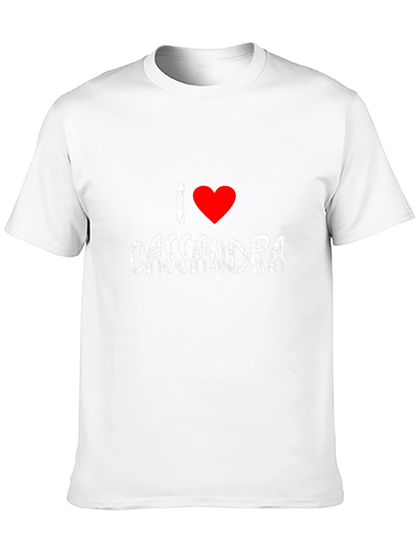 I Heart Cassandra - Mens Black Graphic Tee
